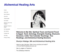 Tablet Screenshot of alchemicalhealingarts.com